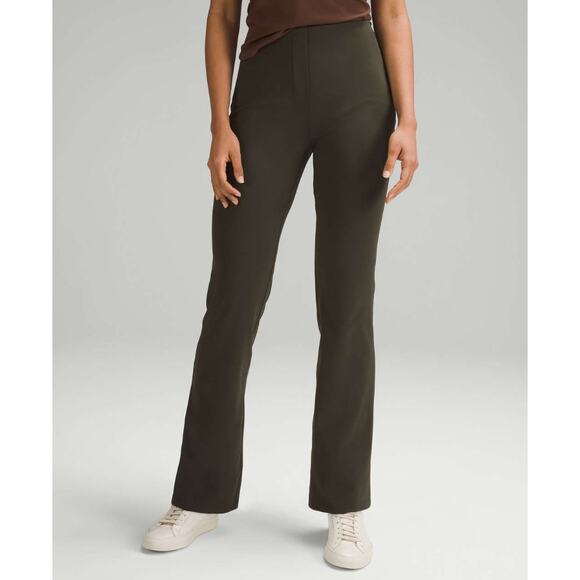 (4) $148 Lululemon Smooth Fit Pull-On High-Rise Pant Dark Olive - Picture 6 of 6